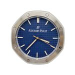 Audemars Piguet Royal Oak Steel and Blue | Wall Clock – Premium Audemars Piguet Wall Clock by Clocks Atelier