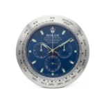 Rolex Daytona steel with blue dial wall clock - Exclusive Rolex Wall Clock - Clocks Atelier