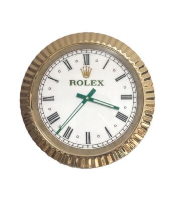 Rolex Tennis wall clock - Rolex Presidential Roman dial - Clocks Atelier