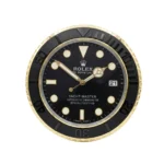 Rolex Yacht master gold and black - Best wall clock for living room - Clocks Atelier