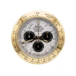 Rolex Daytona Gold and Meteorite Style | Wall Clock - Clocks Atelier - Best wall clock for home decor